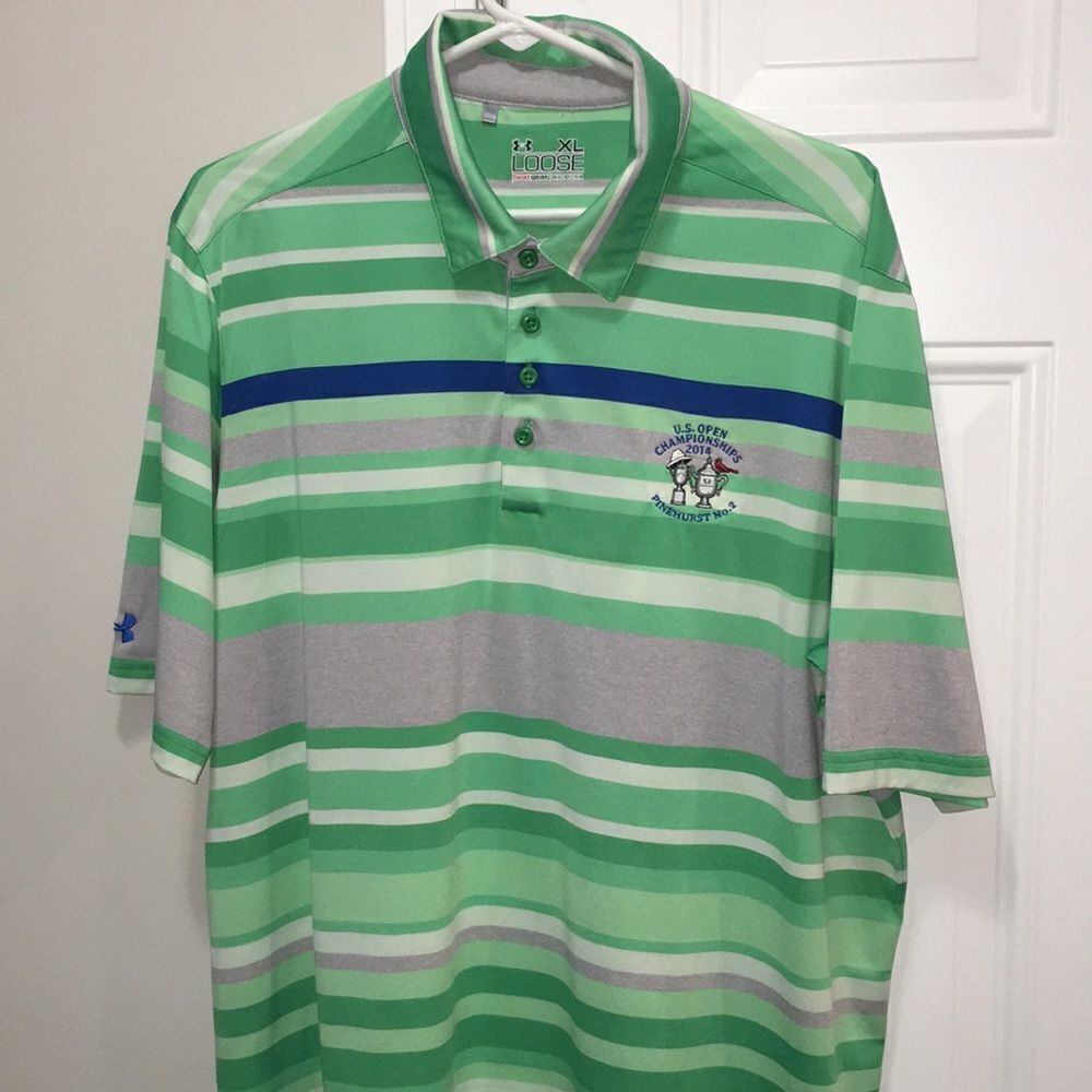 2014 Us Open Pinehurst Killer Green Gray Stripe G… - image 1